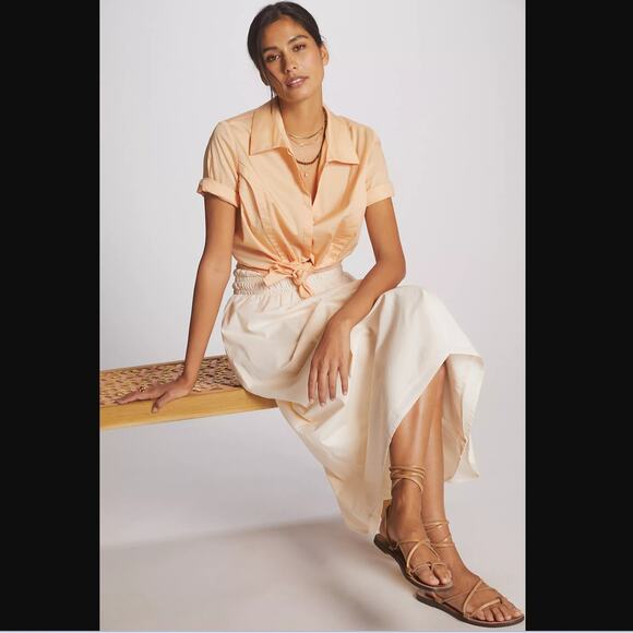 Anthropologie Harshman Button-Down Blouse - New - Large - Picture 4 of 6